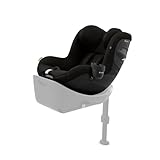 CYBEX Gold Kinder-Autositz Sirona G i-Size Comfort, Ohne Base, Ab ca. 3 Monaten bis 4 Jahre, Max. 19 kg, 61 - 105 cm (Ab Geburt / 40 cm mit Neugeboreneneinlage), Magic Black