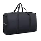 Ubagoo Aufbewahrungstasche Oxford Heavy-Duty Belastbare Aufbewahrungstasche Tragetasche Mit Handgriff für Bettzeug Matratzenauflagen Decken Bettdecken and Kissen (70 * 43 * 20 cm, 60L)