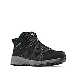 Columbia Peakfreak II Mid Outdry WP wasserdichte Wanderstiefel für Herren, Schwarz (Black x Titanium II), 43 EU