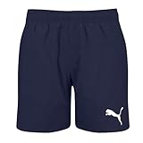 Puma Unisex Kinder Shorts Badebekleidung, Navy, 152 EU
