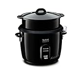 Tefal New Classic Reiskocher RK1038 | automatische Programme | Warmhaltefunktion | 5L Fassungsvermögen | Dampfgarfunktion | schwarz-metallic