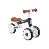 Momi Kinderlaufrad DEX für Mädchen und Jungen im Alter von 1 bis 3 Jahren, klappbarer Rahmen, höhenverstellbarer Sattel, pannensichere Kunststoffräder, wiegt nur 2 kg