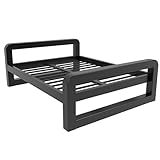 MetaloPro® Massives Bettgestell – Metall Bettrahmen bis 1000 kg belastbar, Robuster Metallrost ohne Quietschen, Viel Stauraum, Schnelle Montage