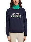 ESPRIT Sweatshirt mit Logoprint und Blumenstickereien