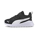 PUMA Jungen Unisex Kinder Anzarun Lite Ac Inf Sneaker, Black White, 24 EU