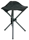 blntackle76 Dreibeinhocker faltbar Ultraleicht 450g – Campinghocker 3-Bein Klapphocker 40cm Sitzhöhe, bis 100kg belastbar – tragbarer Hocker für Festival, Messe, Angeln, Outdoor, Wandern & Reisen
