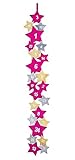Weltbild Adventskalender Stars Berry - Girlande mit 24 unterschiedlichen Stoffsternen, Wiederverwendbarer Stoff-Adventskalender zum Selbstbefüllen, 200 x 35 cm