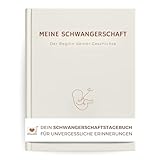 memoriecation Schwangerschaftstagebuch - Dein Schwangerschaftsbuch zum Ausfüllen für unvergessliche Erinnerungen - Tagebuch Schwangerschaft, Meine Schwangerschaft Buch, Geschenk für Schwangere