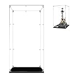 Hosdiy Acryl Vitrine Schaukasten für Lego 21335 - Kompatible mit (Motorisierter-Leuchtturm) Modell - 30 x 30 x 60 cm (Nur Vitrine)