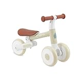 Momi Kinderlaufrad DEX für Mädchen und Jungen im Alter von 1 bis 3 Jahren, klappbarer Rahmen, höhenverstellbarer Sattel, pannensichere Kunststoffräder, wiegt nur 2 kg