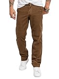 Rock Creek Herren Cordhose Chino, Regular Fit, Straight Cut, klassischer Cord-Chino Style, weich & strapazierfähig, lässig-elegant für Büro und Freizeit, Dunkelbeige, Größe W38 L30 RC-2156