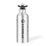 CAMPEAK Tragbare Flüssigbrennstoffflasche, 0,5 l, für Outdoor-Camping, mit Sicherheitsventil