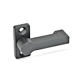 Ganter Normelemente GN 702-17-55-A-SW Sperrriegel Sperriegel mit 4 Raststellungen, schwarz, Riegellänge: 55mm