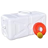 CGTQROVR Tragbarer Wassertank, 30 -L -Plastikwasserlagerbehälter mit Zapfen und Schlauch zum Campen, Wohnmobil, LKW, Notfallvorsorge