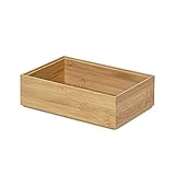 Compactor - Osaka Organizer Nature Kollektion Größe XL 22,5x15x6,5 cm - Aufbewahrungsbox aus Bambus - Ideal für Bad, Küche, Büro oder Schlafzimmer - Natürliche Optik für stilvolle Ordnung