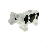 1 Kuh groß weiß gescheckt Tier Bauernhof Zoo Zirkus Lego Duplo C22