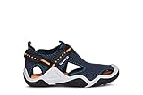 Geox Jungen JR Wader A Sandals,NAVY/ORANGEFLUO,35 EU