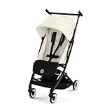 CYBEX Gold Kinderwagen LIBELLE mit Einhand-Gurtsystem, Von ca. 6 Monaten bis ca. 4 Jahre (max. 22 kg), Ultraleicht (nur 6 kg), Canvas White