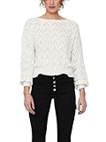 ONLY Damen Pullover 15222853 Cloud Dancer M