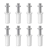 UFURMATE Doppelfalt-Tür-Drehgelenk, 8 Stück, federbelastet, doppelt gefaltet, Schranktür, Top-Pivots, Karbonstahl, Faltschrank, Tür, Hardware, Reparaturteile für 3,5 cm dicke Schranktüren