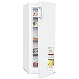Exquisit Gefrierschrank | 161 l Nutzinhalt, Energieeffizienzklasse D, 39 dB(A) | NoFrost-Gefrieren, Schnellgefrieren, elektronische Temperaturregelung, Türalarm, hohe Bauform | GS5231-NF-H-040D weiss