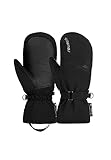 Reusch Helena R-TEX XT Mitten extra warme, wasserdichte, Winddichte und atmungsaktive Fäustlinge Fausthandschuhe Winterhandschuhe Schneehandschuhe Skihandschuhe für Damen, schwarz/Silber, 8