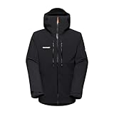 Mammut Taiss HS Hooded Jacket Men | Winterjacke für Herren, Hardshell Skijacke, Outdoor Jacke für Winter, Wanderjacke mit Kapuze, Wasserdicht, Winddicht & Atmungsaktiv | Schwarz, L