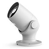 Hama Überwachungskamera WLAN (WLAN Kamera f. außen, Outdoor-Kamera mit Sprach- u. App-Steuerung, wetterfeste Außenkamera mit Bewegungsmelder, Nachtsicht, 2-Wege-Audio, Aufzeichnung, 1080p) weiß
