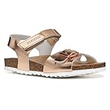 Geox J Adriel Girl C Sandal, Rose Gold, 34 EU