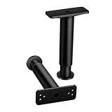 2 Stück Stützbein für Bettrahmen 22-42cm Schwarze Bettteile Verstellbare Bettbeine Bettrahmen Beine für Bettrahmen Verstellbare Möbelbeine Stabilisator Bett Stützrahmen Verstellbare für Bettrahmen
