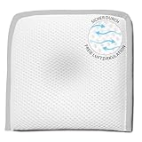 Theraline Babykissen gegen Plattkopf, ergonomisches Babykissen Plagiozephalie, sicheres 3D Abstandsgewebe gegen Verformung, Größe 1 (bis ca. 7 kg) (grau)