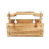 UPKOCH Picknick Holzklapper Picknickkorb Tisch: Tragbarer Wein Picknicktisch 2- In- 1 Picknicktisch - Aufbewahrungskorb Collapsible Beach Camping- Tisch für ?enbereich Klapptisch Picknickkorb