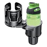 VENTDOUCE Getränkehalter-Expander - 2 in 1 Verstellbarer Getränkehalter fürs Auto | Becherhalter-Expander mit Verstellbarer Basis für Becher, Getränke, Snacks, kompatibel mit den meisten Autos