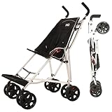 MobiQuip XL Kinderwagen, Buggy für Kinder mit Besonderen Bedürfnissen, buggy für größere kinder, Reha buggy, Kinderwagen Buggy bis 30kg - 50kg in Schwarzer