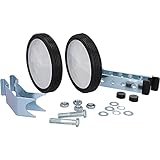 FISCHER Universal Stützräder für Kinder-Fahrräder | passend für Räder von 12 bis 20 Zoll | einfache Montage inkl. Montagematerial | Kunststoff und Gummi, Schwarz