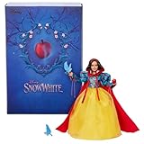 Mattel Disney Schneewittchen Sammelfigur-Modepuppe in charakteristischem Outfit, inspiriert vom Disney Live-Action-Film, Geschenke für Kinder und Sammler, HVY53