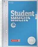 5 x Sonderedition Brunnen Collegeblock DOT•TORE punktkariert A5, 80Blatt dotted 90g/m²