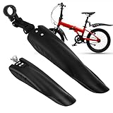 FAELNK Fahrrad Schutzblech Mudguard Set Vorne und Hinten Kinder Fahrrad Schutzblech Einfach zu Installierende Verstellbares Fahrradschutzblech für 16-18 Zoll Kinderfahrräder