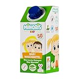 Minoris Baby Waschmittel 1L 50 Waschladungen - Hypoallergen & Sensitiv für Neugeborene - Organisch, Vegan & pH 5.5 Ausbalanciert