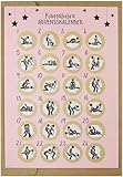 CL&MH Adventskalender Weihnachts-Rubbelkarte – Adventskalender – Überraschung. Lustige, unhöfliche Weihnachts-Rubbelkarte – Frecher Adventskalender – Postkarte zum Rubbeln. Adventskalender Kamasutra