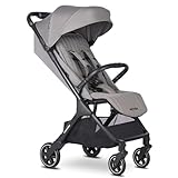 Easywalker Jackey² Buggy, Für Kinder von 0-22 kg, Leichtgewicht, Automatisch faltbar, Einzigartiges Zubehörsystem, Inklusive Regenschutz, Autositz kompatibel - Kieselgrau