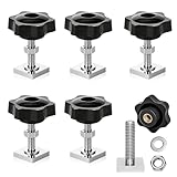 6 StüCk T Nut Schrauben, Nutensteine M8 Edelstahl Thule Dachbox Befestigung Befestigung Dachbox Kompatibel Mit DachträGer, RelingträGer, FahrradträGer & Schien
