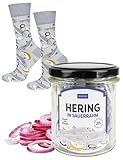 soxo Glas Socken Damen Geschenke Für Männer Herren Socks Geschenk Für Frauen 40-45 Heringe