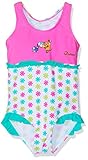 Playshoes UV-Schutz Badeanzug Mädchen Schwimmanzug Badebekleidung, Die Maus Blumen, 110/116