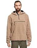 Brandit Teddyfleece Worker Pullover, Farbe: Camel, Größe: XL