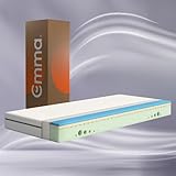 Emma One+ Matratze 80x200 H3 Hart – Kühlende & atmungsaktive 3-Zonen-Schaummatratze – Ergonomisch, Klimaregulierend & Waschbarer Bezug – Für alle Schlafpositionen geeignet