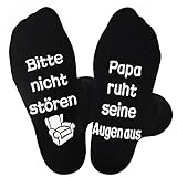 Jeasona Socken Anti-Rutsch Herren 43-46 Geschenke für Papa zum Geburtstag von Tochter Weihnachten Vatertag Der Alles Hat Weihnachtsgeschenke