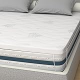 Topper für Einzelbett, 85 x 190 cm, Höhe 5 cm, halbstarr – Medizinprodukt – Matratzenauflage nach Maß