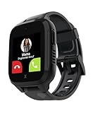 XPLORA XGO 3 - wasserdichte Telefon Uhr für Kinder - 4G, Anrufe, Nachrichten, Schulmodus, SOS-Funktion, GPS, Kamera und Schrittzähler - 2 Jahre Garantie (SCHWARZ)