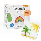Playmais Mosaic 900 | 900 Teile | Bastelset | natürliches Spielzeug | inkl. Schwämmchen, 3 Blanko-Karten | vegan, verantwortungsvoll & sicher für Kinder & Umwelt | ab 3 Jahren